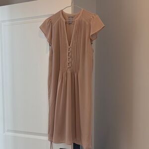 H&M Dusty Pink Buttoned Dress